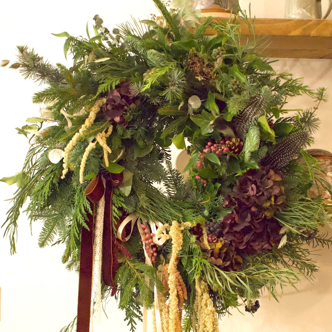 Festive Wreath Workshop with Cesca's Buds