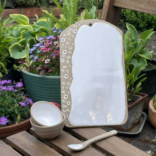 Cheese board and chutney bowl workshop