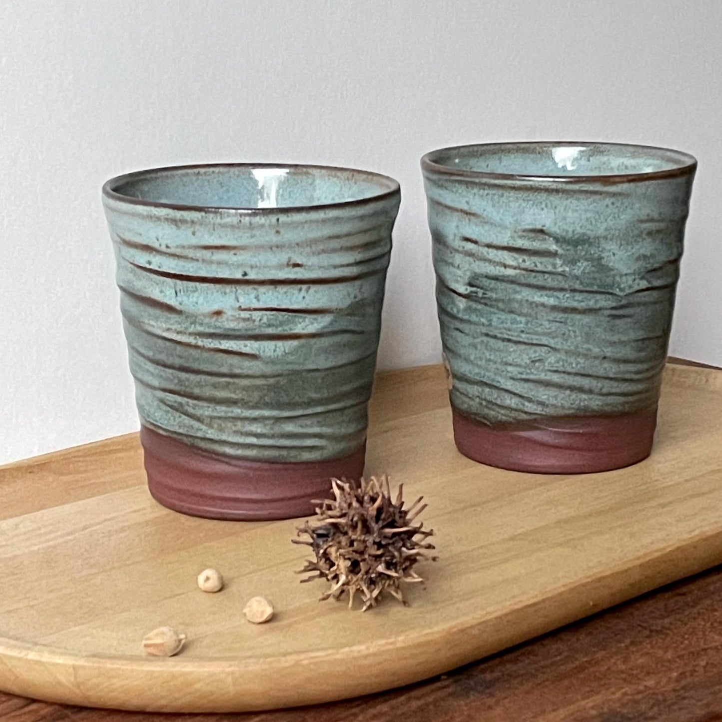 Glacial Lagoon on Red Tumbler
