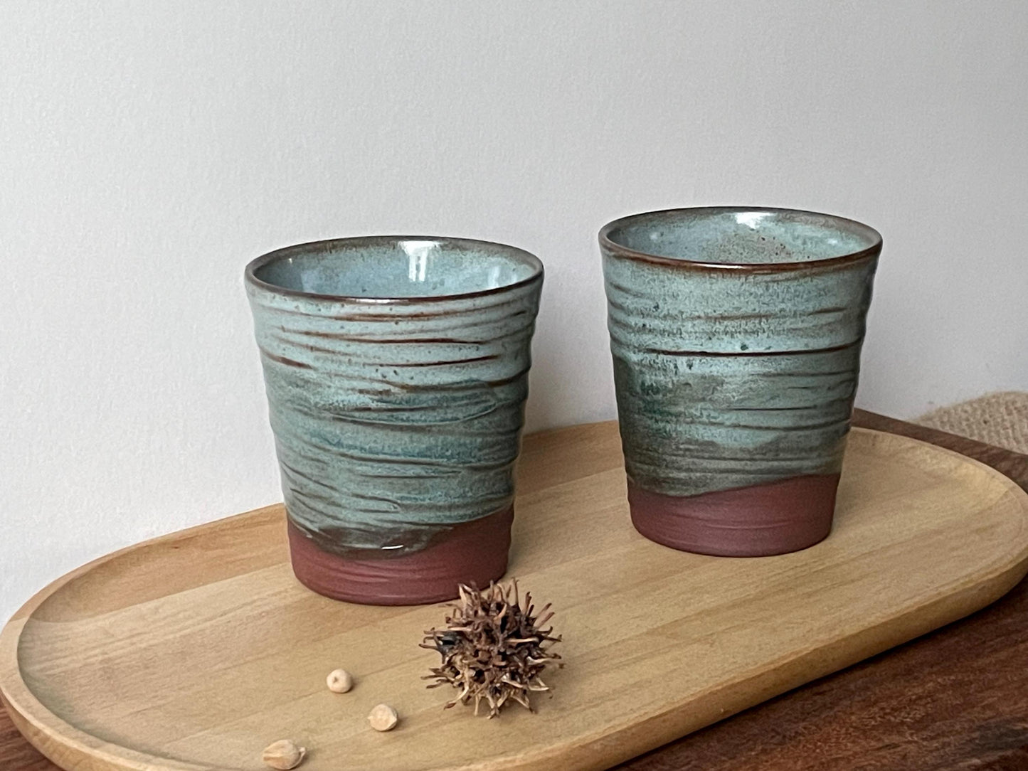 Glacial Lagoon on Red Tumbler