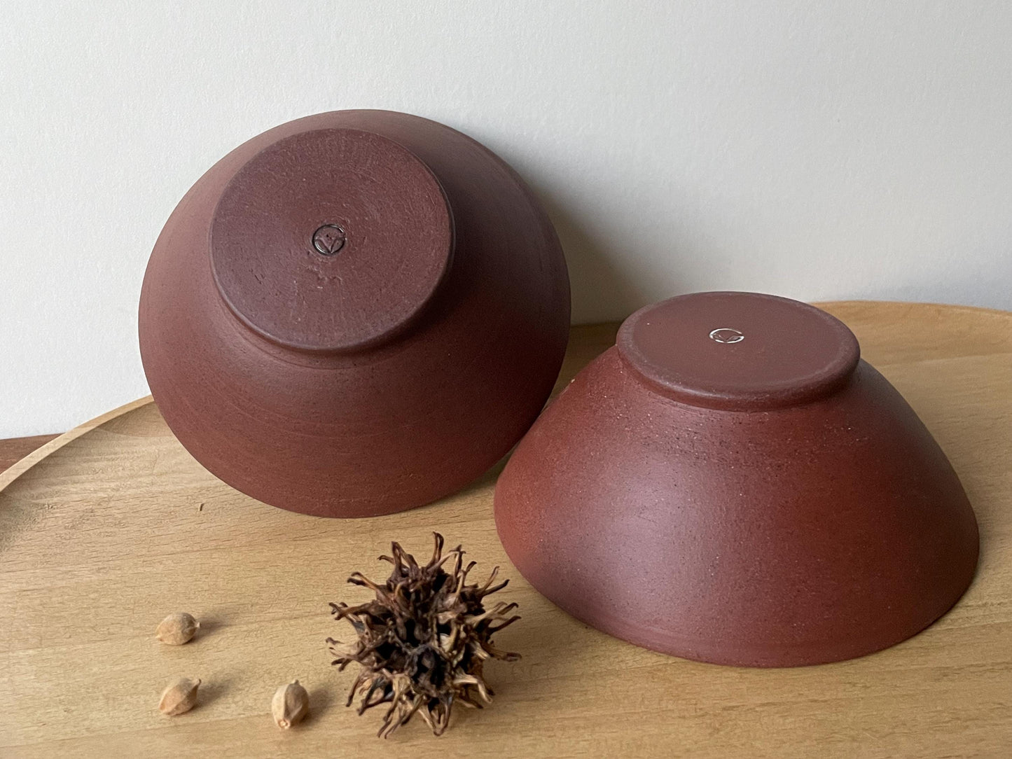 Red Stoneware Bowls (White or Glacial Lagoon)