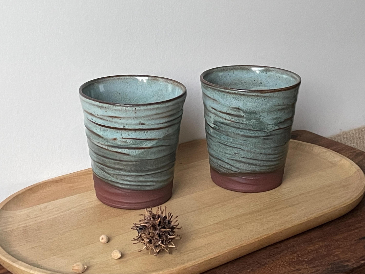Glacial Lagoon on Red Tumbler
