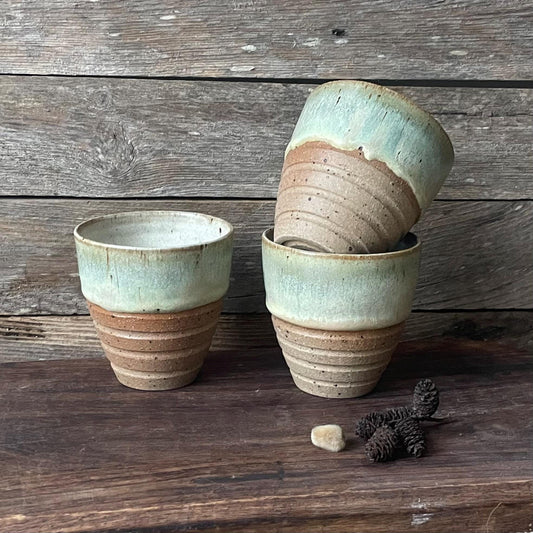 Hay Green Flat White Cup