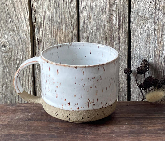 White Speckled Mug